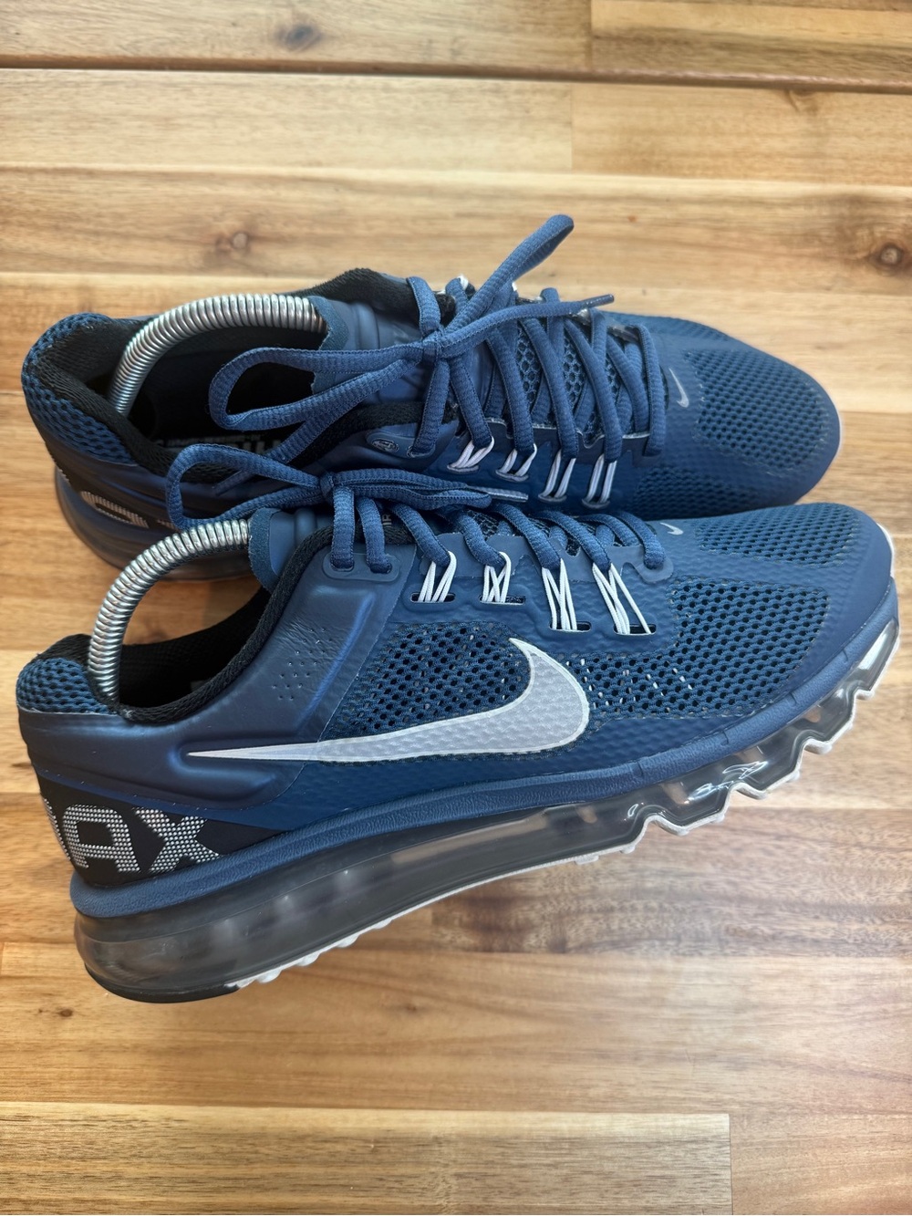 Nike Men’s Navy Blue Air Max Mesh Sneakers